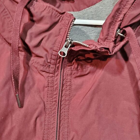 Sperry Vest Womens Small Red Marine Sailing Hideaway Topsider Hooded Full Zipper - Picture 7 of 11